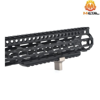 Finger stop DARK EARTH micro per 20mm weaver rail metal® (me06089-de)