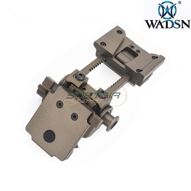 L4 G24 NVG fast helmet mount DARK EARTH breakaway base wadsn (wm001-de-lo)