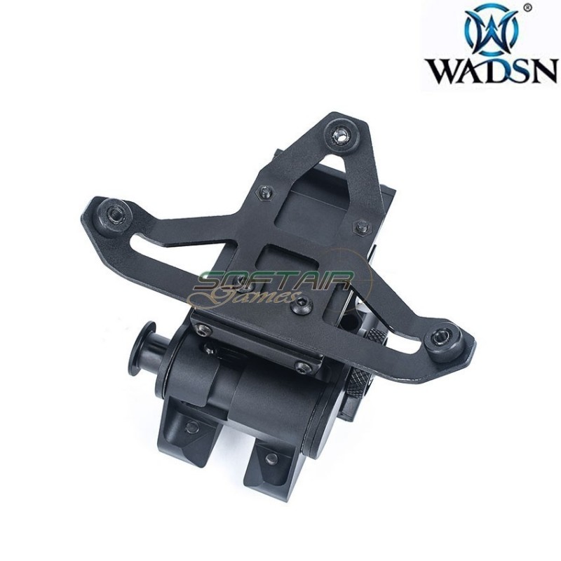 L2G05 NVG fast helmet mount BLACK breakaway base wadsn (wm005-bk-lo)