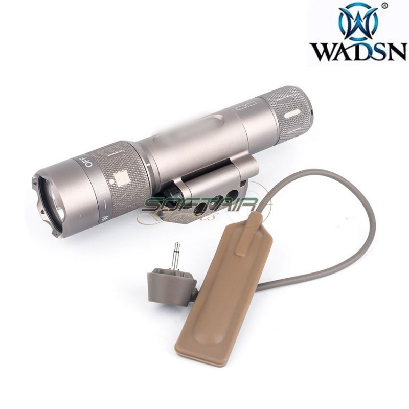 Torcia WMX200 rotat. fold mount LED/IR DARK EARTH wadsn (wne08036-de-lo)