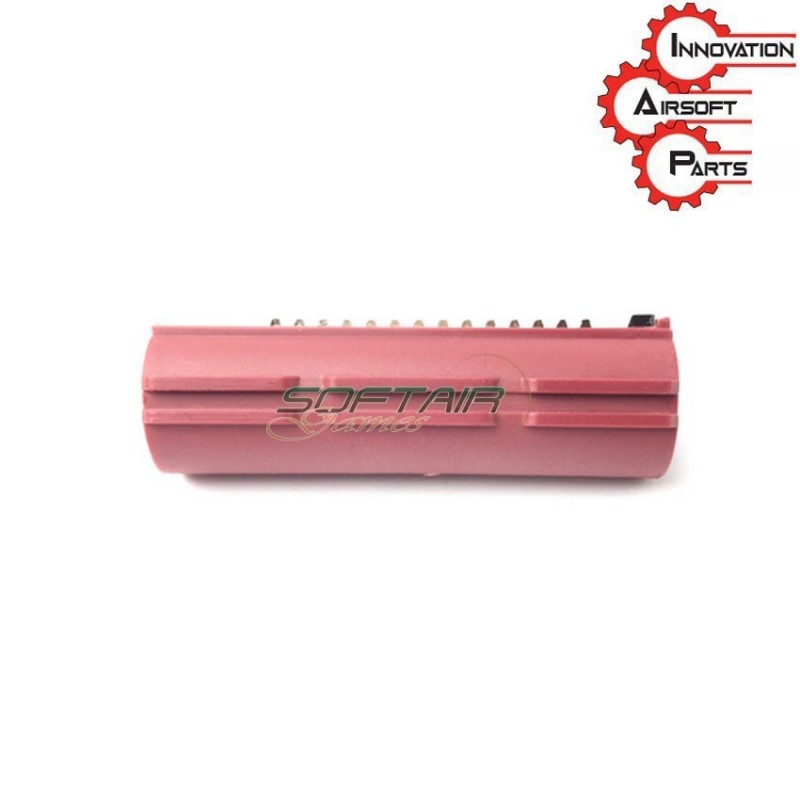 Reinforced piston 14 teeth RED innovation airsoft parts (iap-34-rd)