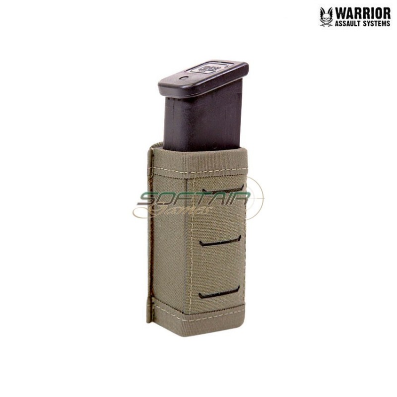 Laser cut porta caricatore 9mm SHORT single snap RANGER GREEN warrior assault systems (w-lc-ssmp-9-s-rg)