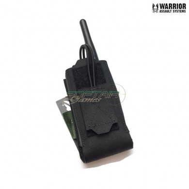 Laser cut adjustable radio pouch BLACK Warrior Assault Systems (w-lc-arp-blk)