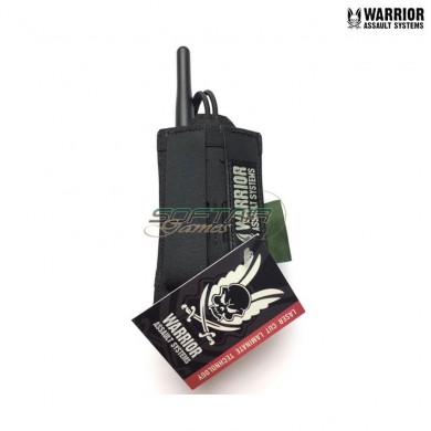 Laser cut adjustable radio pouch BLACK Warrior Assault Systems (w-lc-arp-blk)