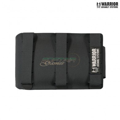 Laser cut large horizontal individual first aid kit pouch BLACK warrior assault systems (w-lc-lh-ifak-blk)