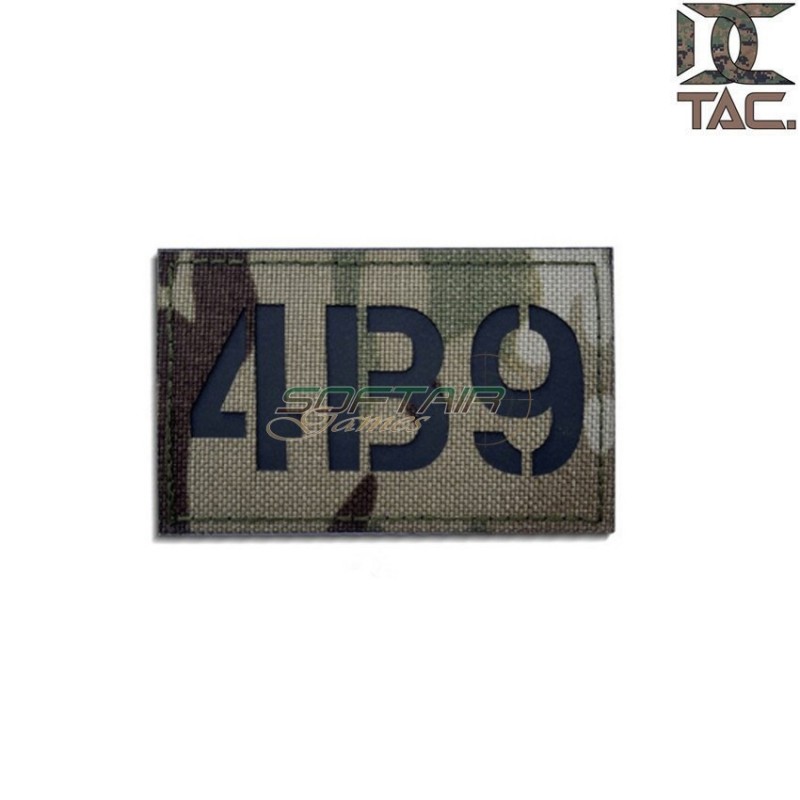 Patch INFRARED Military IR BRAVO 4 MULTICAM tag operator d.c. tactical (dctac-103-4-mc-ir)