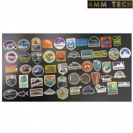 50pcs. set stickers for case/rifle/computer/etc... TYPE 5 6MM TECH (6mmt-74-5-50)