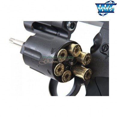Revolver 708 BLACK Co2 Full Metal win gun (c708b)