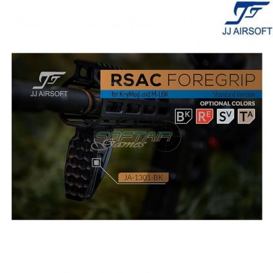 RSAC Foregrip per KeyMod & LOC NERA jj airsoft (ja-1301-bk)