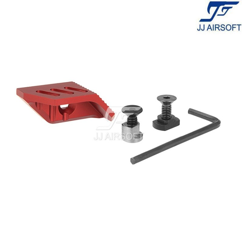 TMRS Left Thumb Rest for KeyMod & LOC RED jj airsoft (ja-1387-re)