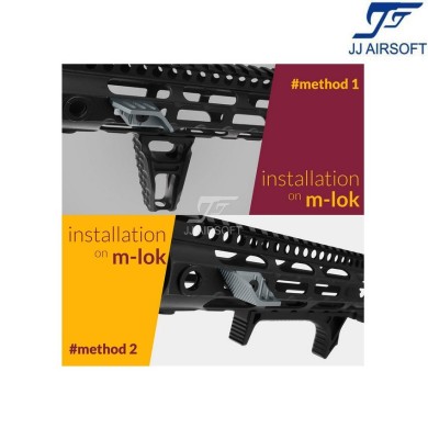 TMRS Left Thumb Rest per KeyMod & LOC ROSSA jj airsoft (ja-1387-re)