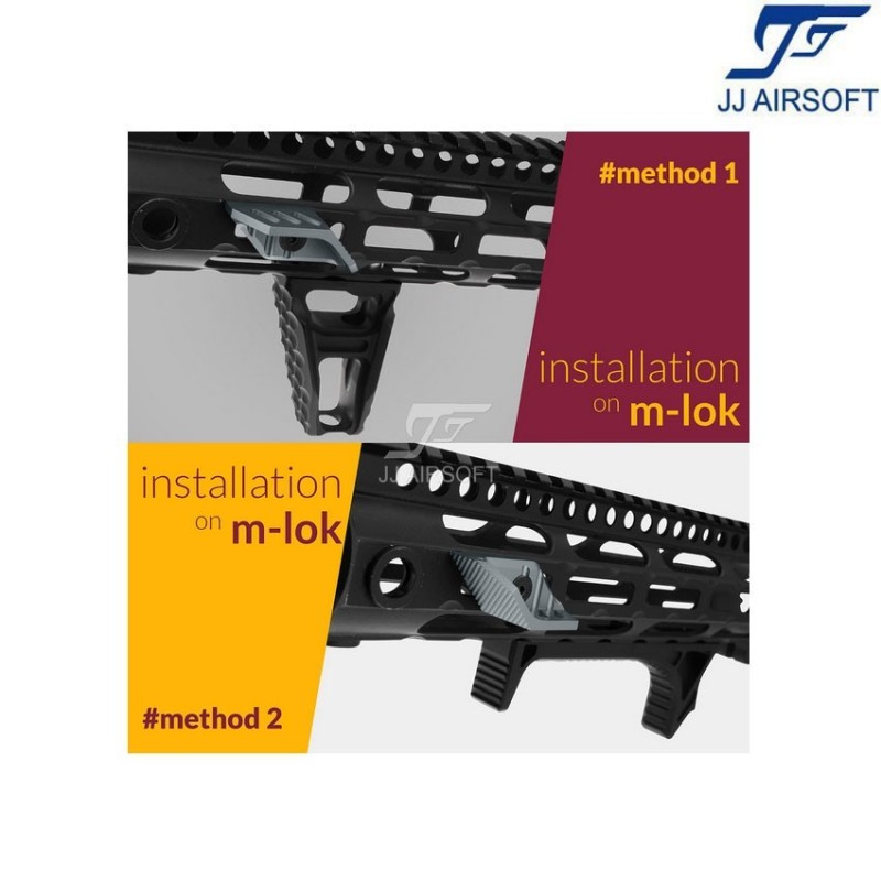 TMRS Left Thumb Rest for KeyMod & LOC RED jj airsoft (ja-1387-re)