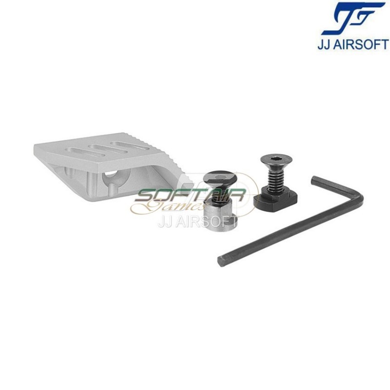 TMRS Left Thumb Rest for KeyMod & LOC SILVER jj airsoft (ja-1387-sv)