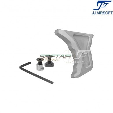 VP24 Hand Stop for KeyMod & LOC SILVER jj airsoft (ja-1390-sv)