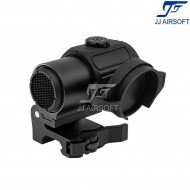 Magnifier G43 3x NERO con killflash jj airsoft (ja-5390-bk)