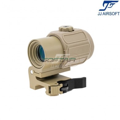 Magnifier G43 3x TAN con killflash jj airsoft (ja-5390-tan)