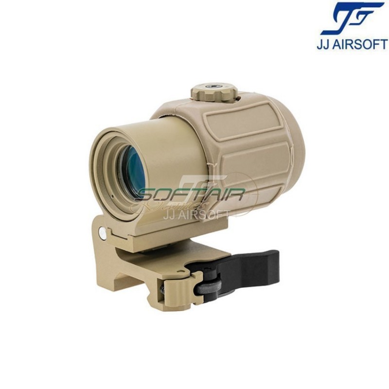 Magnifier G43 3x TAN con killflash jj airsoft (ja-5390-tan)