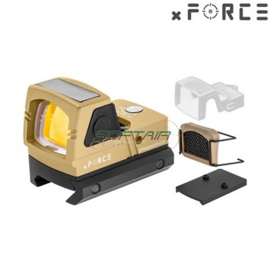 Sight SOLAR power mini red dot GOLD xforce (xf-xr020gld)