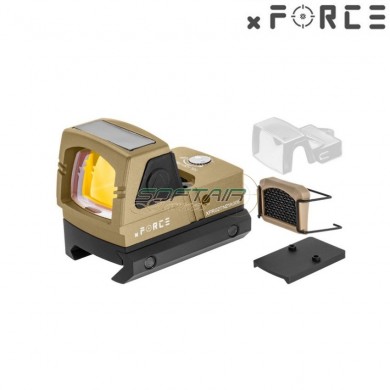 Sight SOLAR power mini red dot TAN xforce (xf-xr020tan)