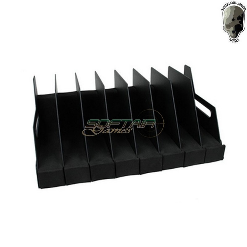 Box porta pistole da 8 posti savior tmc (svr-rk-hd-x8-bk)