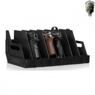 Box porta pistole da 8 posti savior tmc (svr-rk-hd-x8-bk)