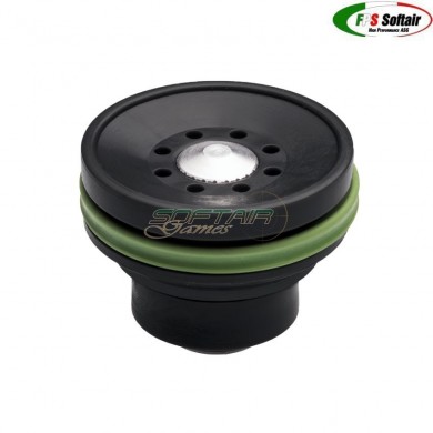 Testa pistone XRING POM con fibra di carbonio per raffiche veloci e silenziosità della replica fps (fps-xpavpcf)