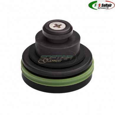 Testa pistone XRING POM con fibra di carbonio per raffiche veloci e silenziosità della replica fps (fps-xpavpcf)