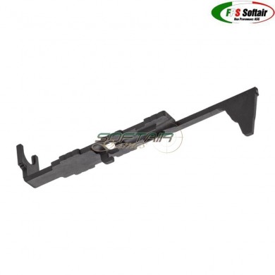 Asta spingipallino di seconda versione in tecnopolimero caricato con fibra di carbonio fps (fps-asv2cf)