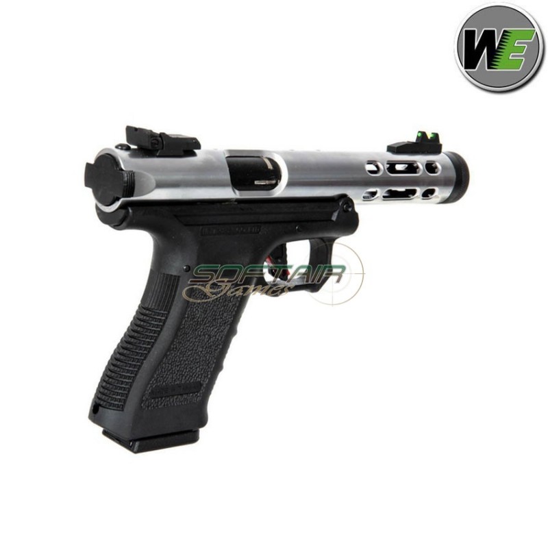 Pistola a GAS GALAXY G. metal slide full auto ARGENTO we (we-032540)
