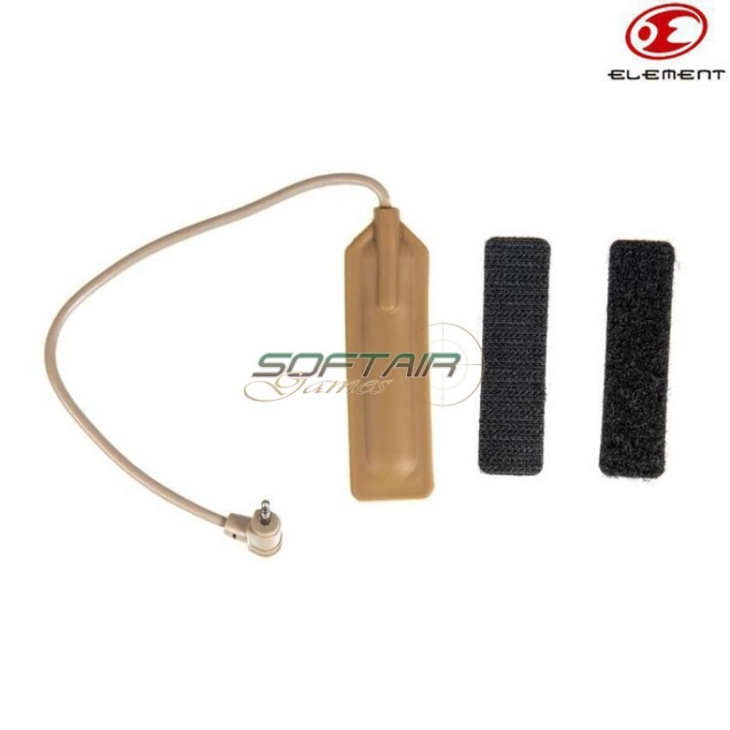 Button for PEQ devices DARK EARTH element (el-024933)