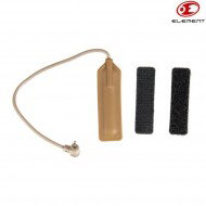 Button for PEQ devices DARK EARTH element (el-024933)