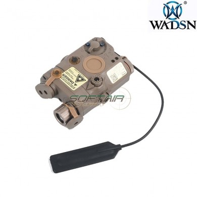 Peq15 la5 DARK EARTH laser BLUE & torcia led wadsn (wdx003-de)