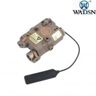Peq15 la5 DARK EARTH BLUE laser & led flashlight wadsn (wdx003-de)