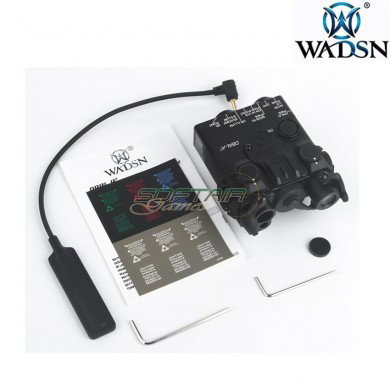 DBAL-A2 OFFICIAL alluminio ver. NERO luce/strobo/RED laser/ir wadsn (wd06013-bk)