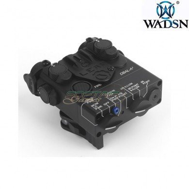 DBAL-A2 OFFICIAL aluminum ver. BLACK Light/Strobe/RED laser/ir wadsn (wd06013-bk)