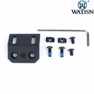 LOC & Keymod Mini Offset Flashlight Base NERO per M300/M600 wadsn (wd02004-bk)