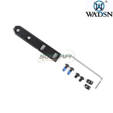 LOC & Keymod Compact ScoutLight Rail Mount BLACK for M300/M600 wadsn (wd02005-bk)