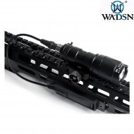 LOC & Keymod CNC pocket panel NERO per Flashlight Pressure Pad wadsn (wd02007-bk-lo)