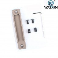 LOC & Keymod CNC pocket panel DARK EARTH per Flashlight Pressure Pad wadsn (wd02007-de-lo)