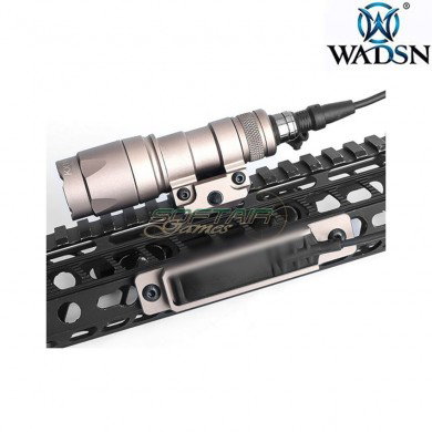 LOC & Keymod CNC pocket panel DARK EARTH for Flashlight Pressure Pad wadsn (wd02007-de-lo)