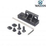 KeyMod & LOC LIGHT mount NERO per M300/M600 wadsn (wne08043-bk)