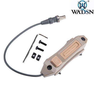 Double function remote pressure switch DARK EARTH for flashlight wadsn (wd07001-de-lo)