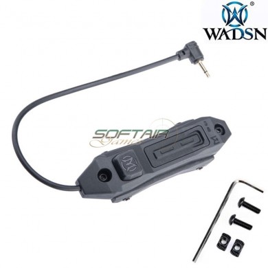 Double function 2.5mm plug remote pressure switch BLACK for PEQ devices wadsn (wd07002-bk-lo)