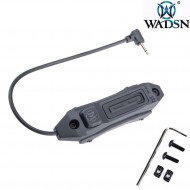 Double function 2.5mm plug remote pressure switch BLACK for PEQ devices wadsn (wd07002-bk-lo)