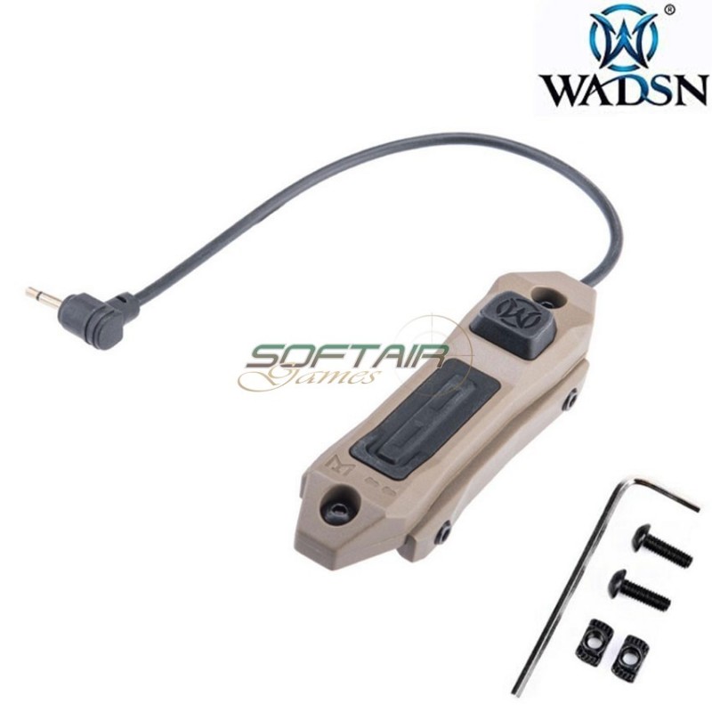 Controllo remoto 2.5mm plug doppia funzione DARK EARTH per PEQ devices wadsn (wd07002-de-lo)