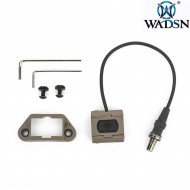 Controllo remoto MOD DARK EARTH per torcie wadsn (wd07019-de-lo)