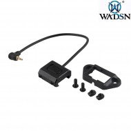 Controllo remoto 2.5mm plug MOD NERO per PEQ devices wadsn (wd07020-bk-lo)