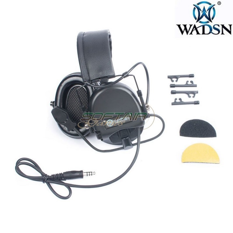 Cuffia basic version Hi-threat TEA Style tier 1 NERA wadsn (wz164-bk)