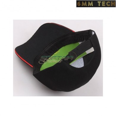 Baseball cap PUNISHER GR. style NERO 6MM TECH (6mmt-86-bk)