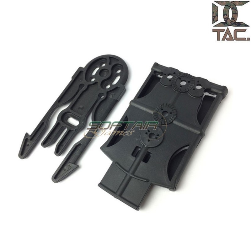 Safar. style MLS 15+18 MOLLE locking system kit BLACK d.c. tactical (dctac-136-bk)